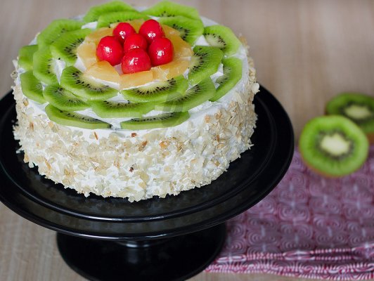 kiwi cake