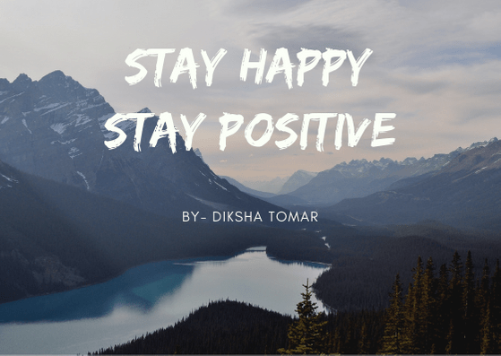 stay positive - onlinecake.in