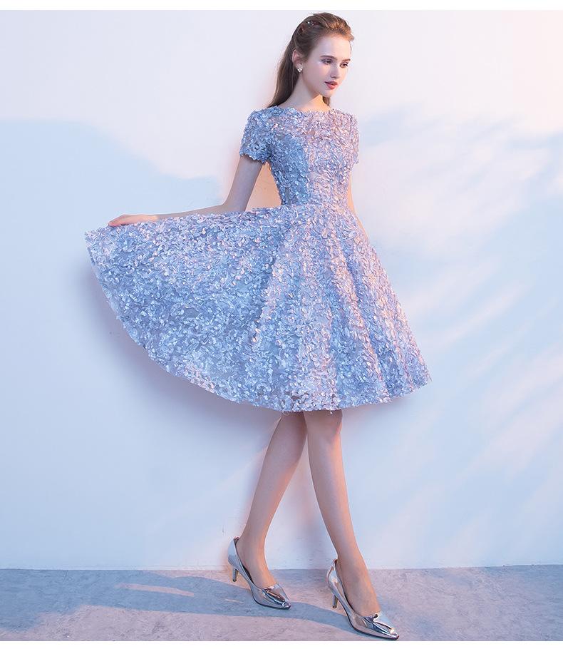 Sparkle sky blue dress